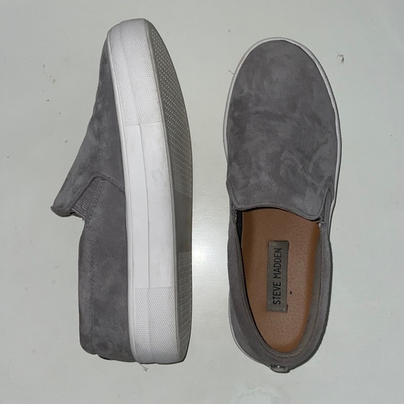 steve madden platform slip ons